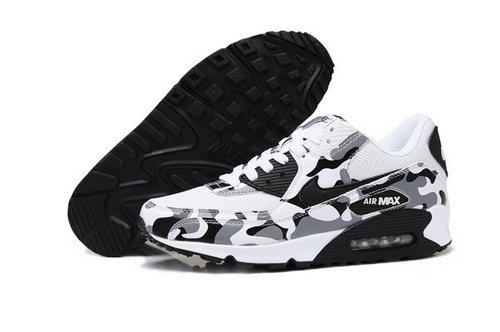 Air Max 90 Womenss Shoes Flower White Black Czech